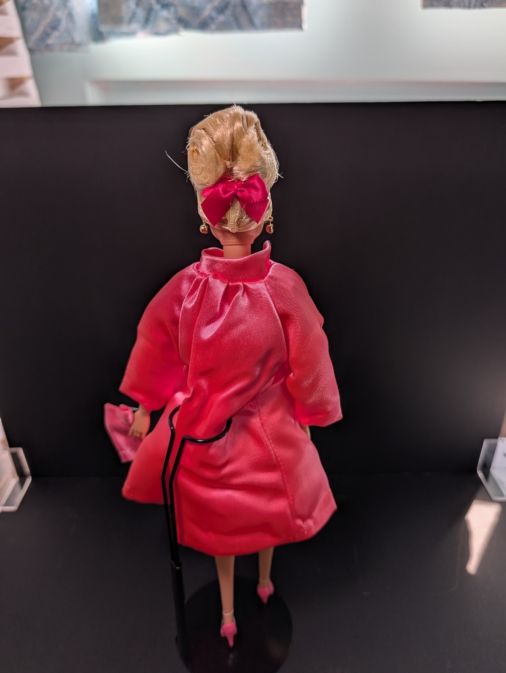 Barbie The Movie Margot Kidder Restyled Pink Givenchy Cocktail Dress/Coat - Picture 8 of 16
